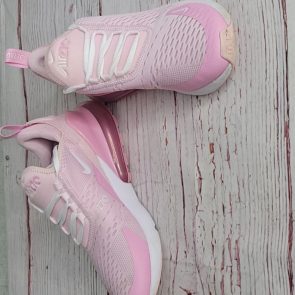 Nike Air Max 270 Pink And White Sneakers Size 8.5 - Picture 3 of 10